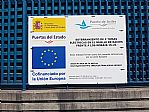 Cartel de las obras
