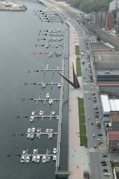 Marina jetties
