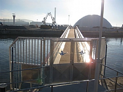 Pasarela de acceso al Niemeyer y Muelle Sur de San Agustn